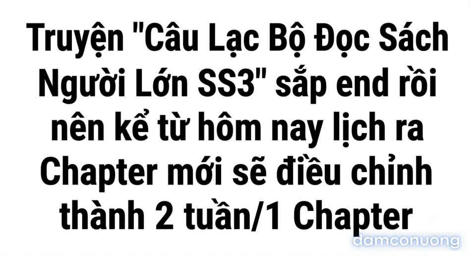 [18+] - Câu Lạc Bộ Đọc Sách Người Lớn SS3 