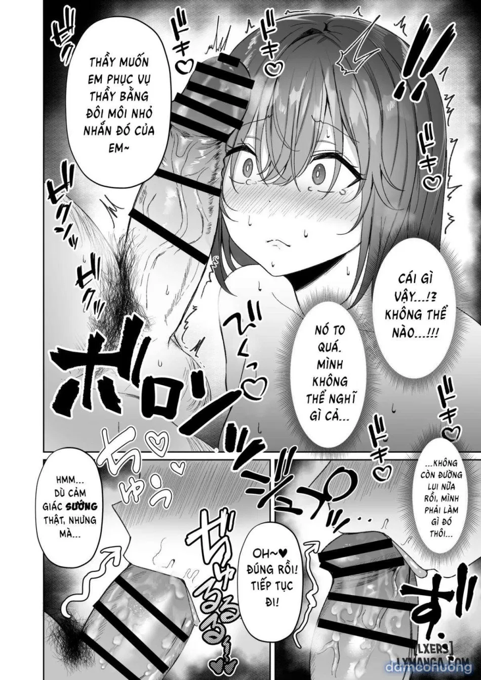 Netorare Black-Haired Girl's Suffer 