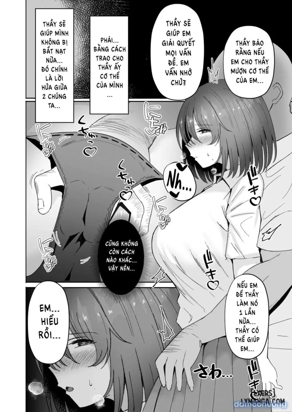 Netorare Black-Haired Girl's Suffer 