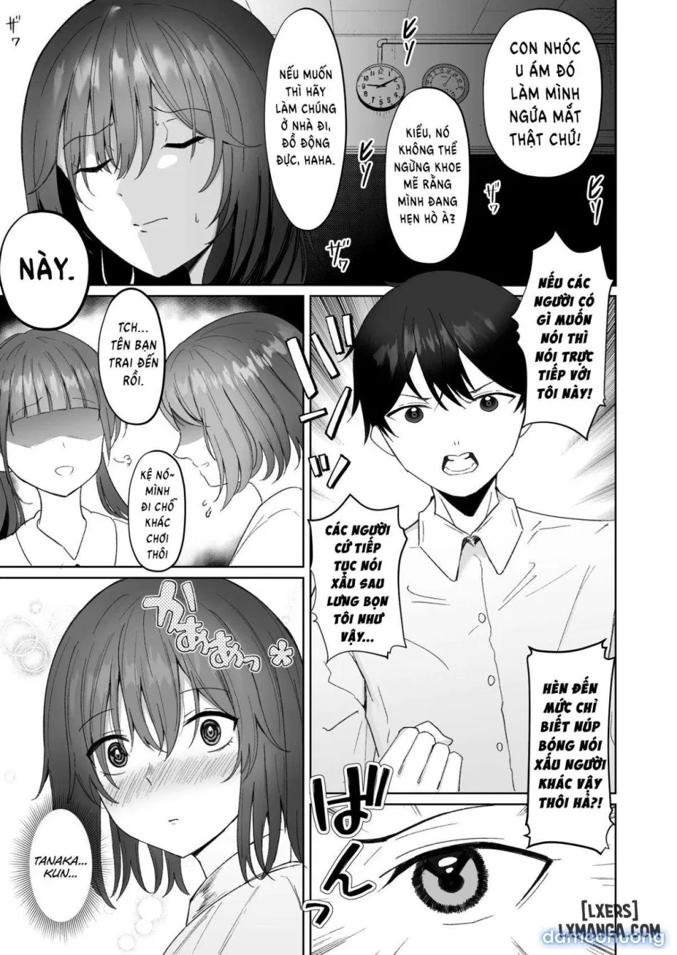 Netorare Black-Haired Girl's Suffer 