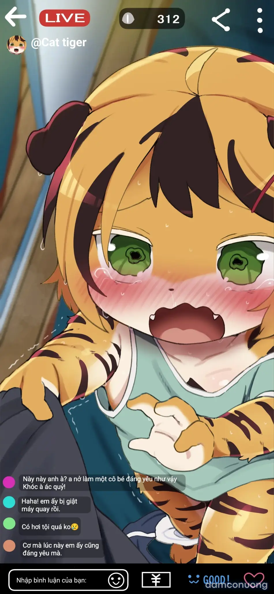 Những buổi livestream bất ổn của các bé Furry loli 