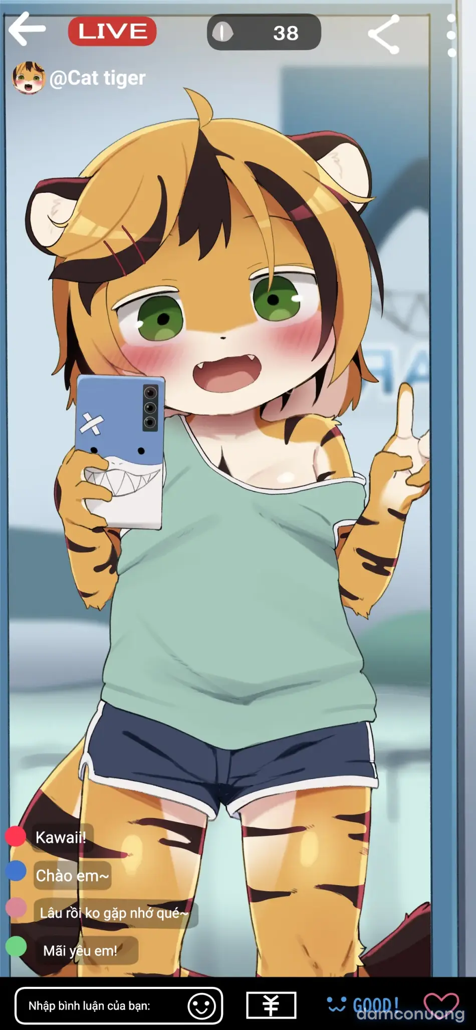 Những buổi livestream bất ổn của các bé Furry loli 