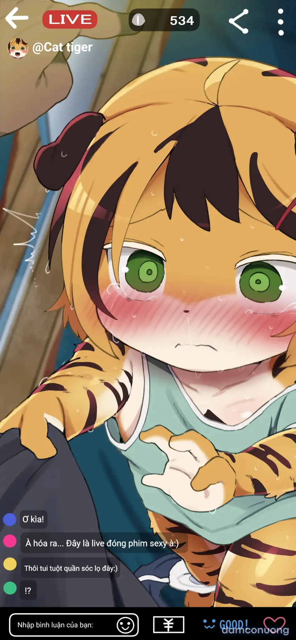 Những buổi livestream bất ổn của các bé Furry loli 