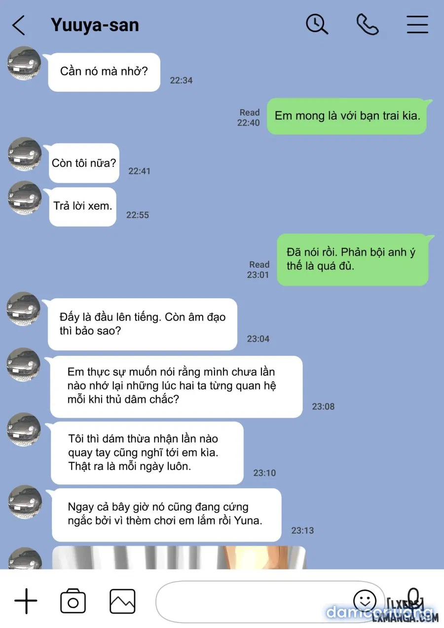 Tôi chỉ định nhìn trộm điện thoại của bạn gái tôi 
