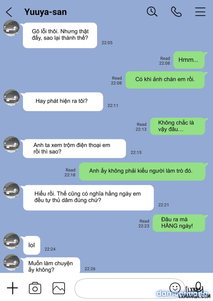Tôi chỉ định nhìn trộm điện thoại của bạn gái tôi 