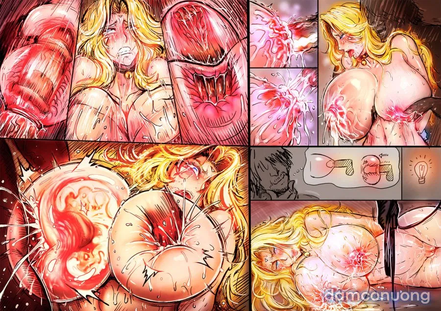 Space Girl Defeated 