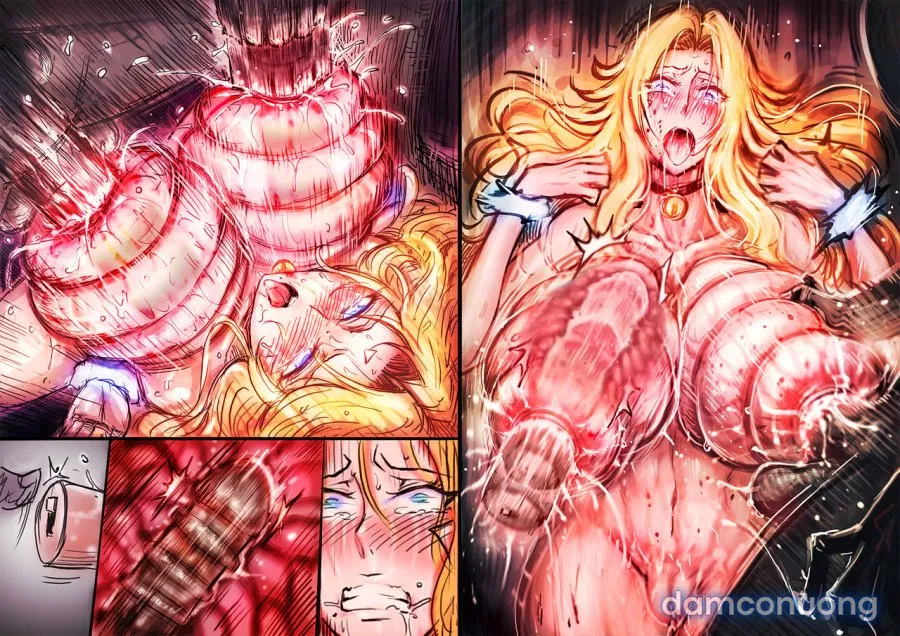 Space Girl Defeated 