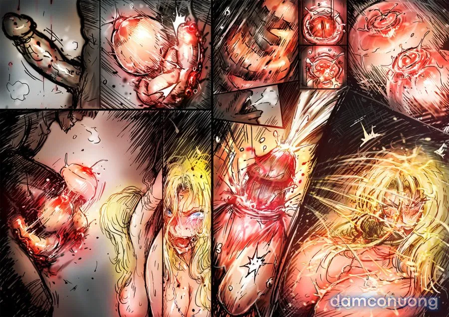 Space Girl Defeated 