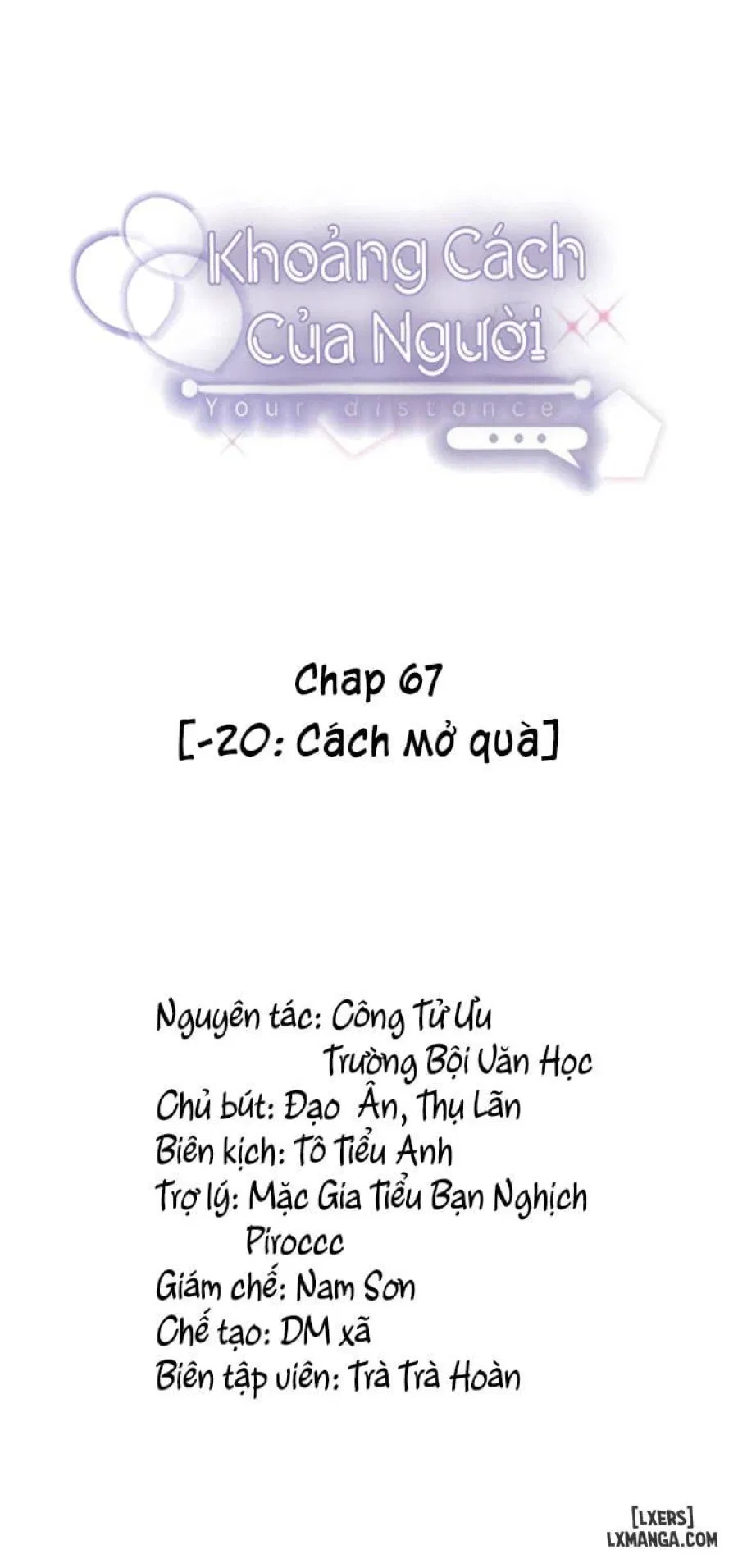 Khoảng cách của người 