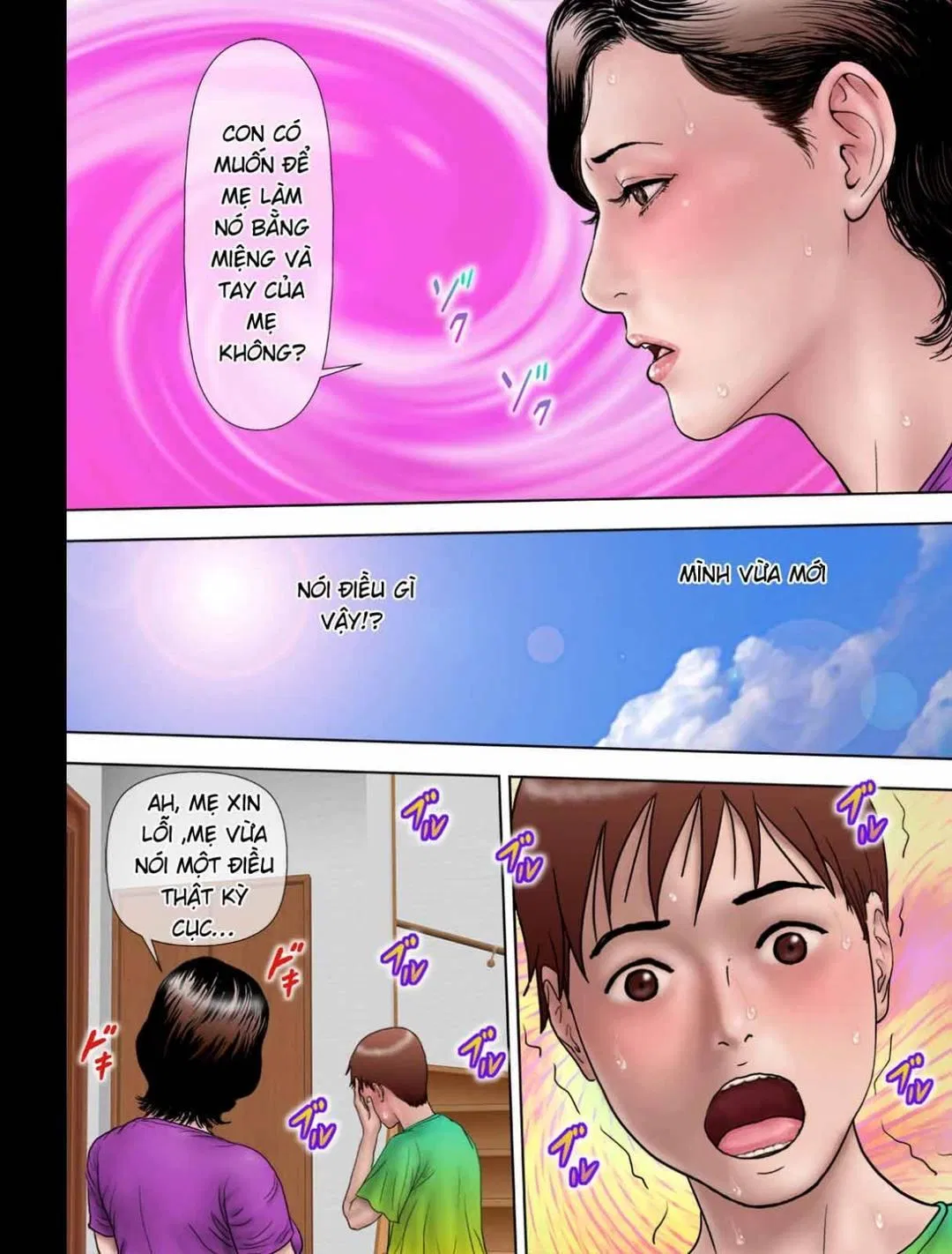 Huấn luyện mẹ khi cha công tác 