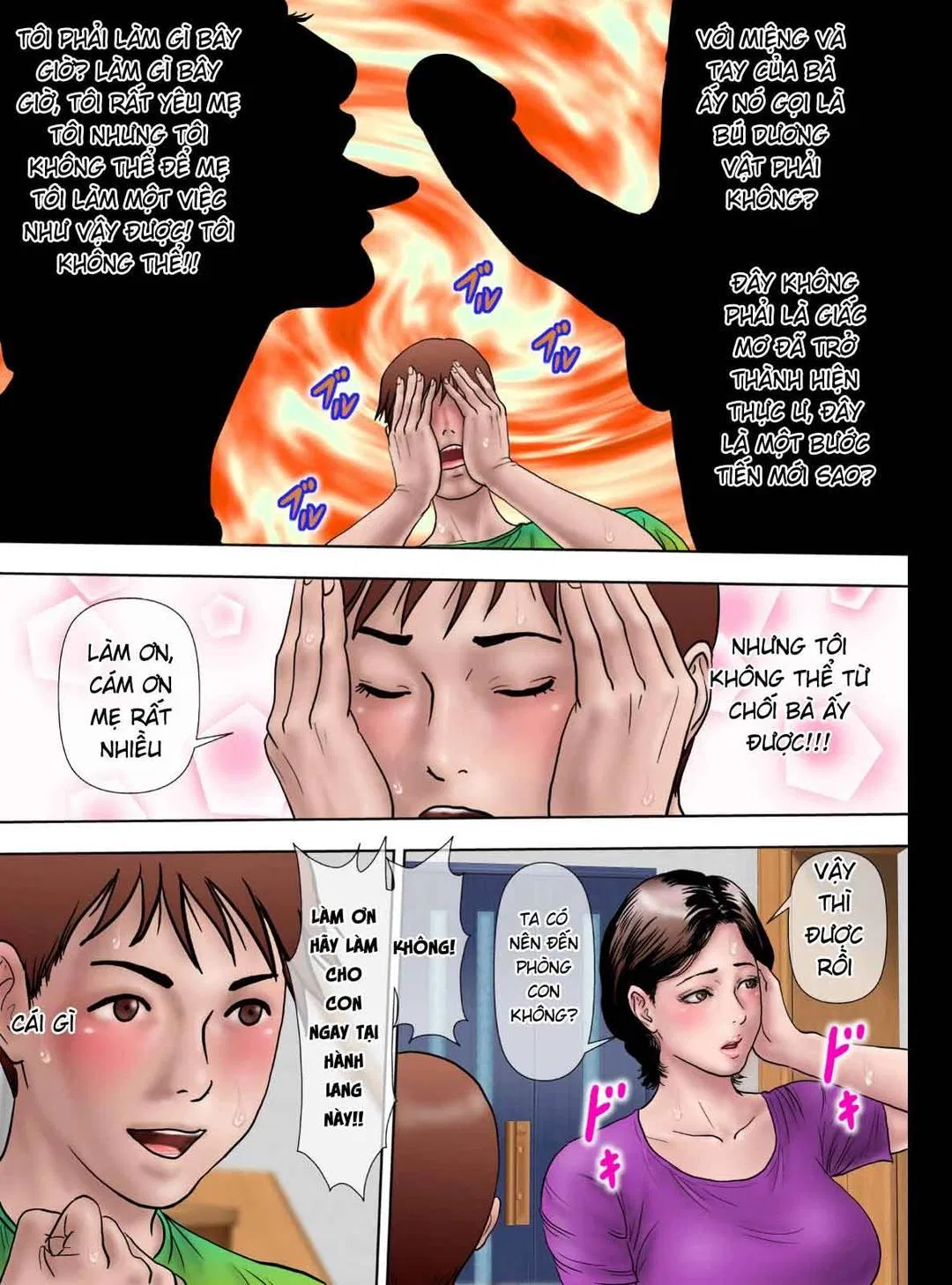 Huấn luyện mẹ khi cha công tác 