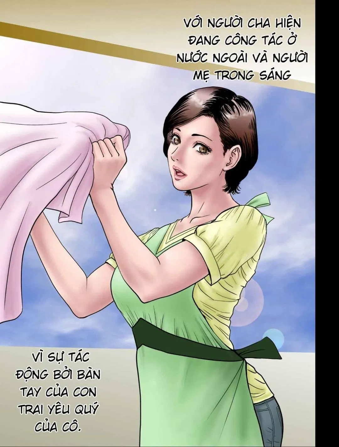 Huấn luyện mẹ khi cha công tác 