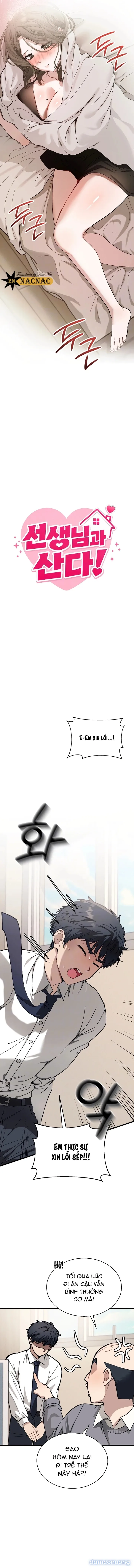 Sống cùng cô giáo. 