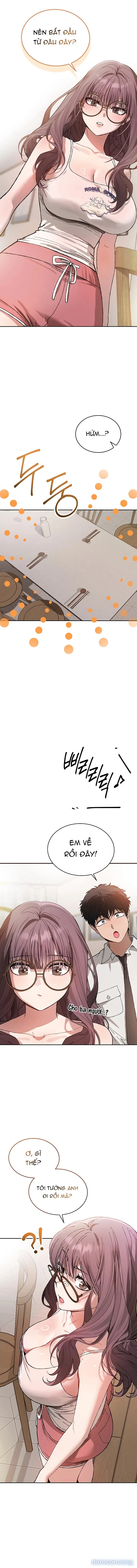 Sống cùng cô giáo. 