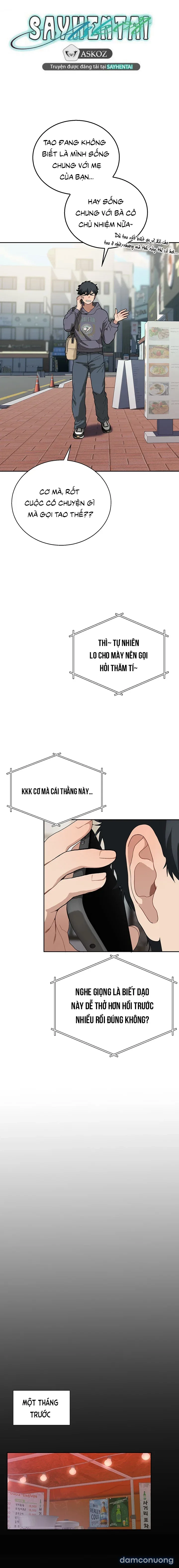 Sống cùng cô giáo. 