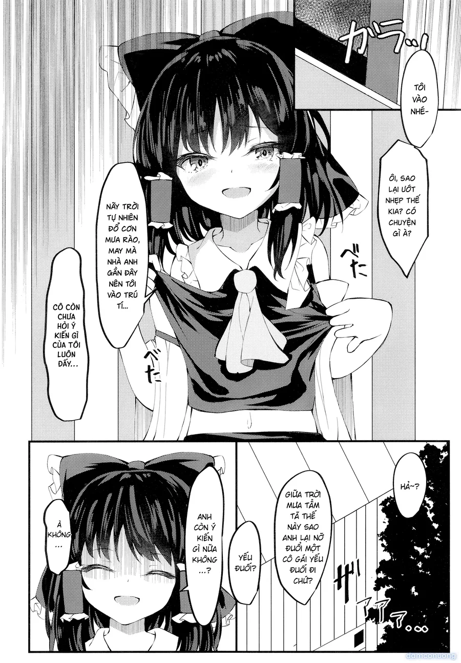 Reimu ướt sũng!! 