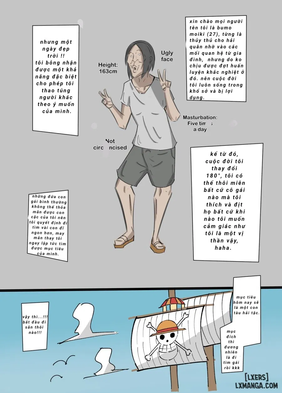 One Piece X Creepy Guy Who Has Invincible Power 