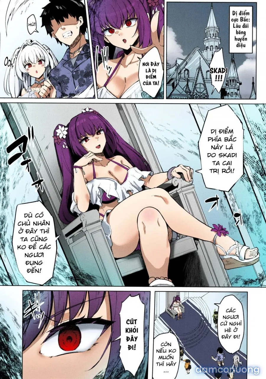 Chaldea Midsummer Vacation. Marrying and Mana Transferring with Bride Skadi 