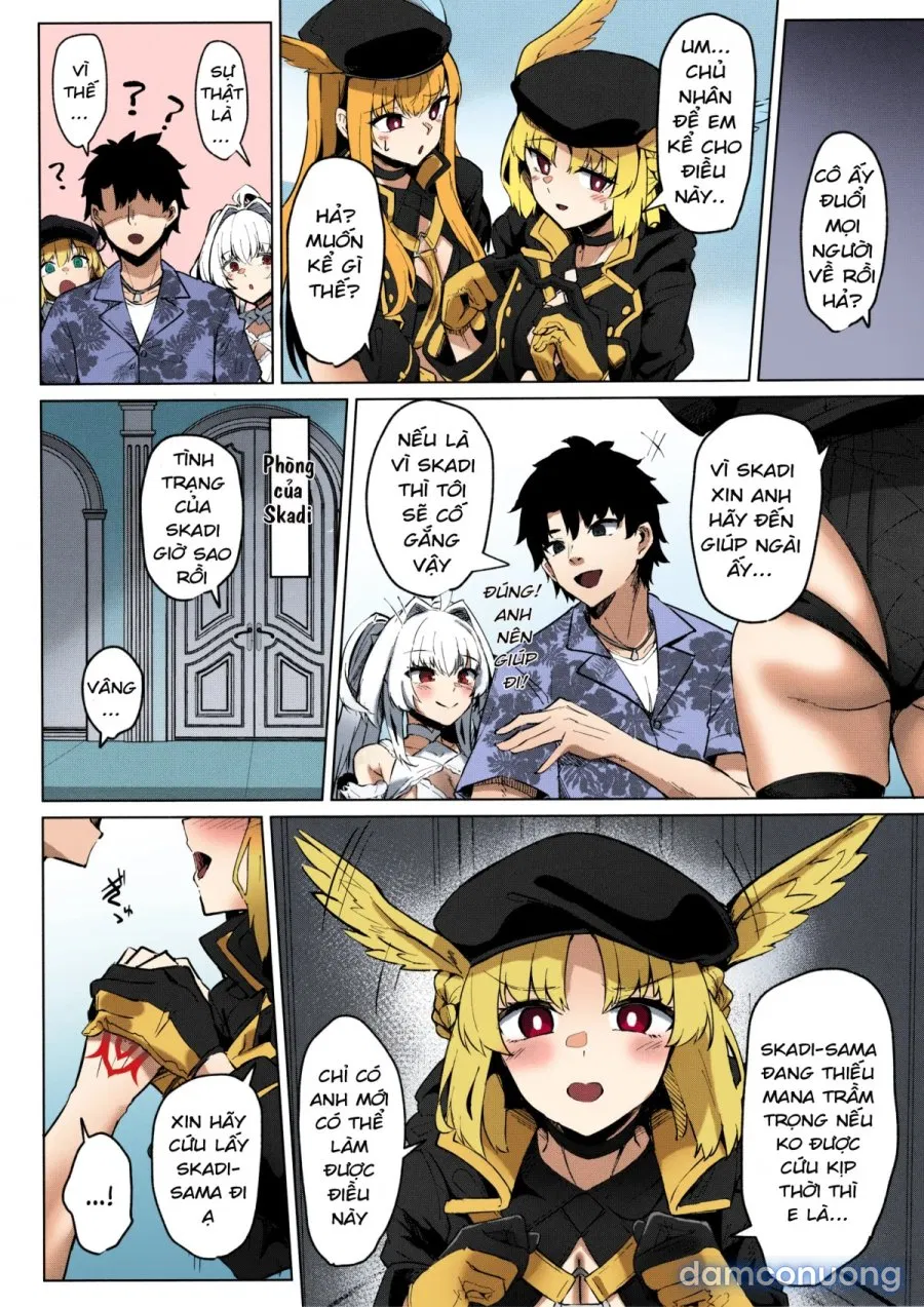Chaldea Midsummer Vacation. Marrying and Mana Transferring with Bride Skadi 