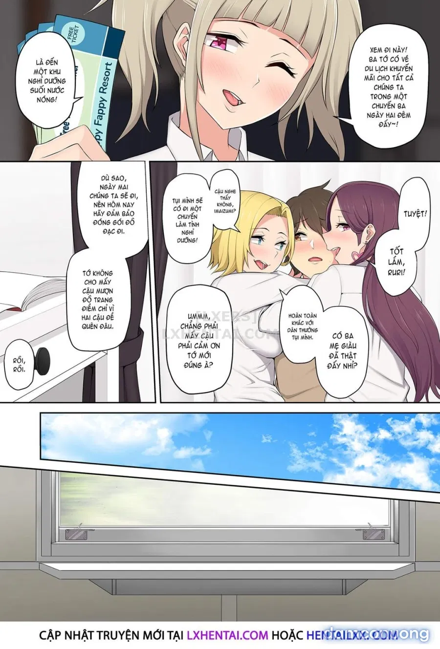 Imaizumi đưa cả bầy Gyaru về nhà mình 