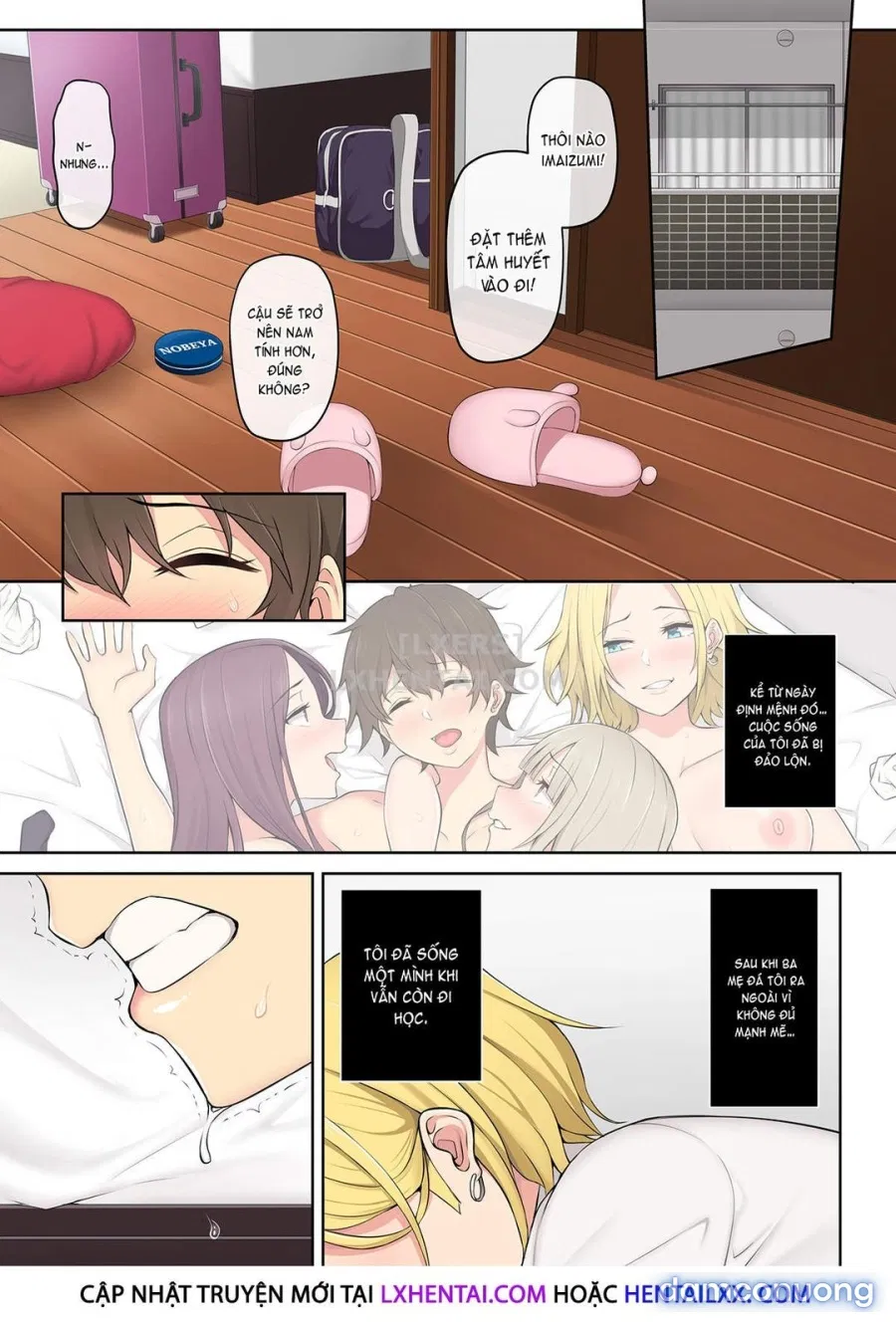 Imaizumi đưa cả bầy Gyaru về nhà mình 