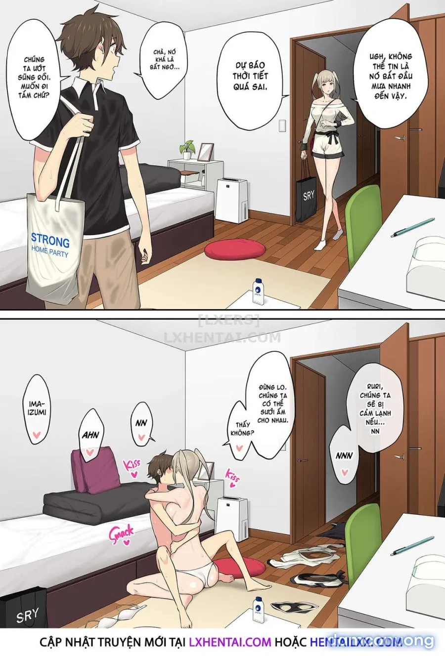 Imaizumi đưa cả bầy Gyaru về nhà mình 