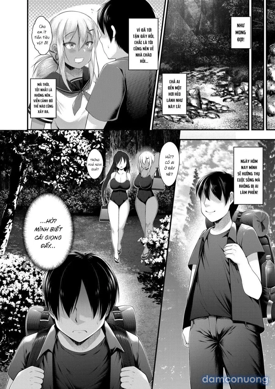 Hitori Camp o Shite itara Kuro Gal JK na Imouto to Imouto no Tomodachi ga Rannyuu shite kita Kekka 