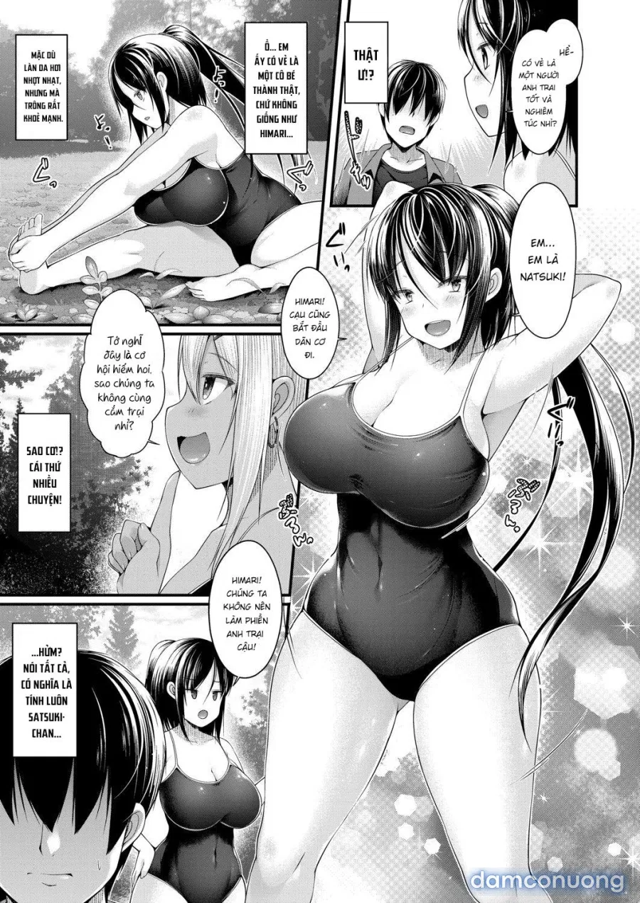 Hitori Camp o Shite itara Kuro Gal JK na Imouto to Imouto no Tomodachi ga Rannyuu shite kita Kekka 