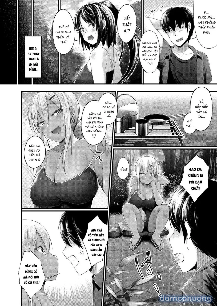 Hitori Camp o Shite itara Kuro Gal JK na Imouto to Imouto no Tomodachi ga Rannyuu shite kita Kekka 