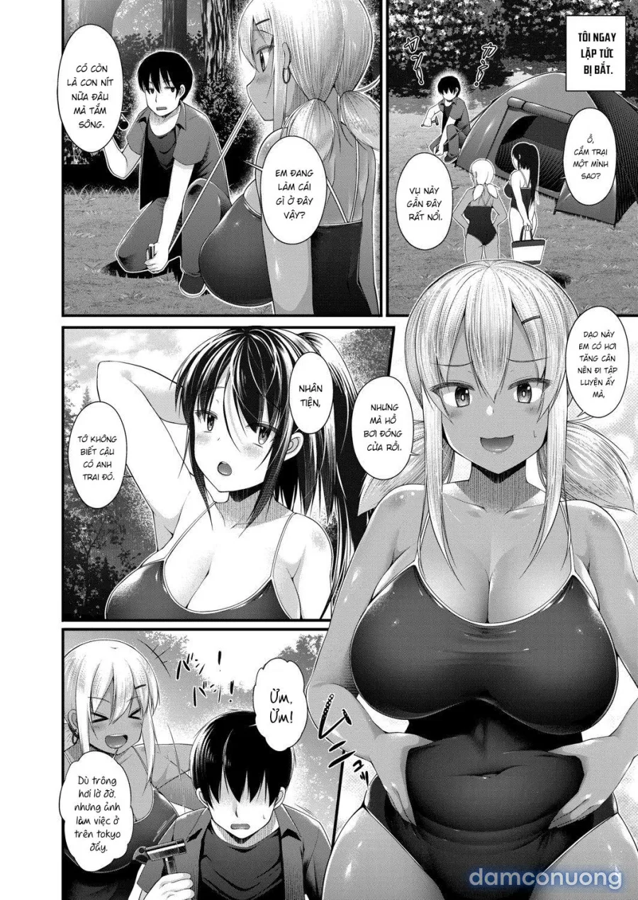 Hitori Camp o Shite itara Kuro Gal JK na Imouto to Imouto no Tomodachi ga Rannyuu shite kita Kekka 