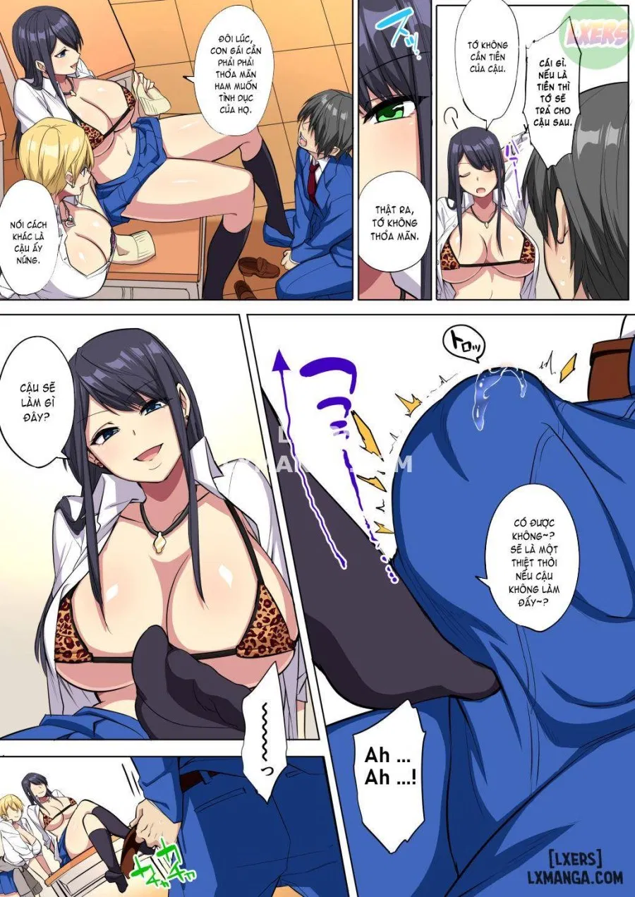 My Big Cock Is Getting Squeezed By Huge Breasted Bitch Gals!! 1 