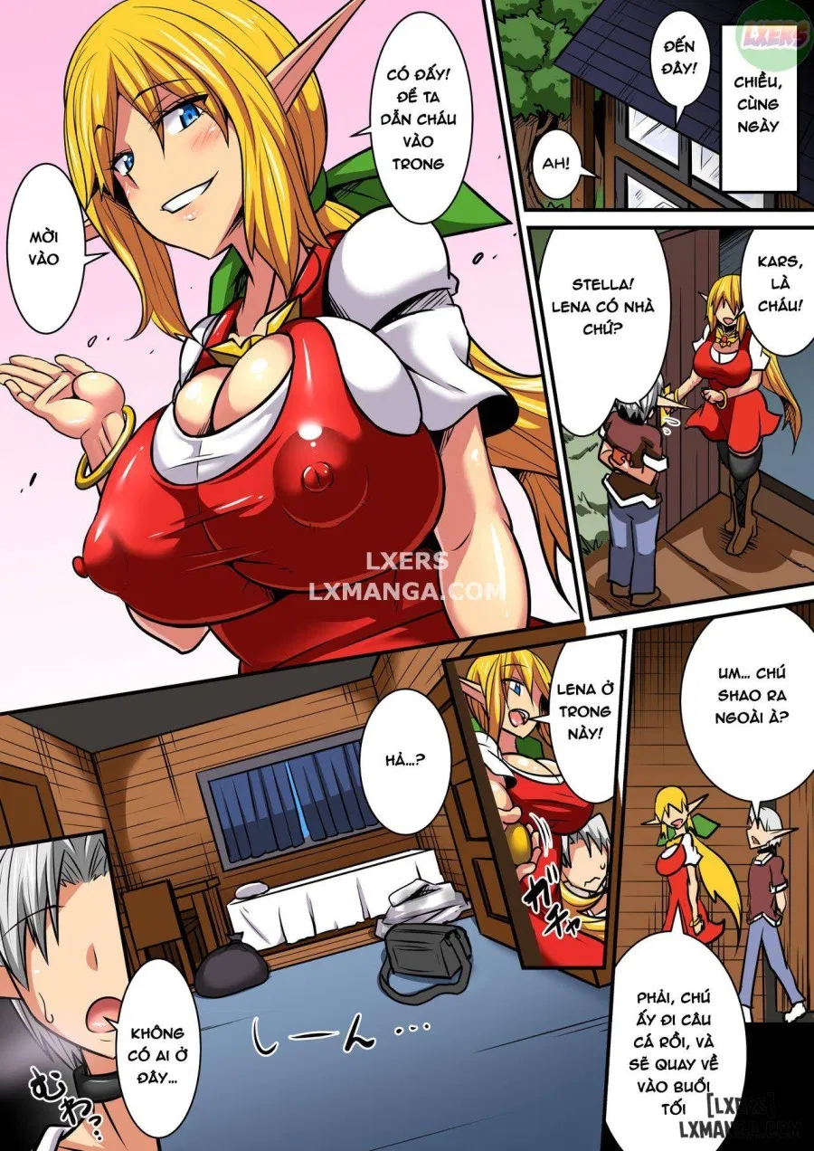 Elf Oyako to Pakopako Ibunka Kouryuu! ~Lena Hen 