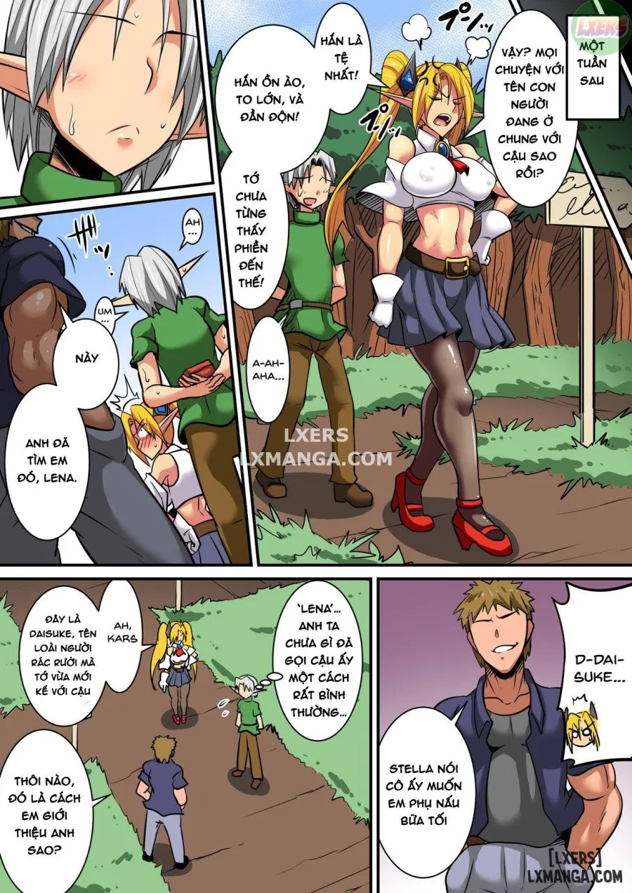 Elf Oyako to Pakopako Ibunka Kouryuu! ~Lena Hen 