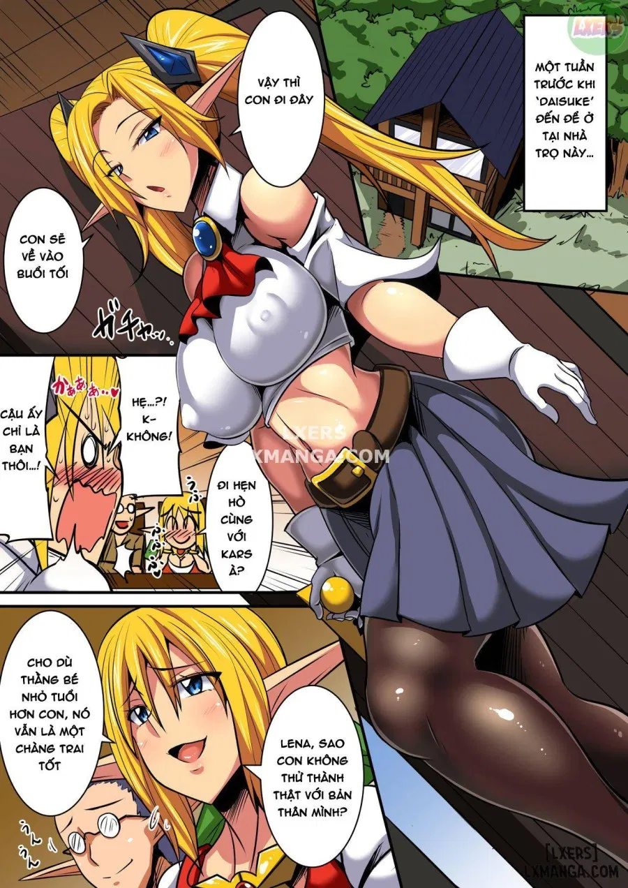 Elf Oyako to Pakopako Ibunka Kouryuu! ~Lena Hen 