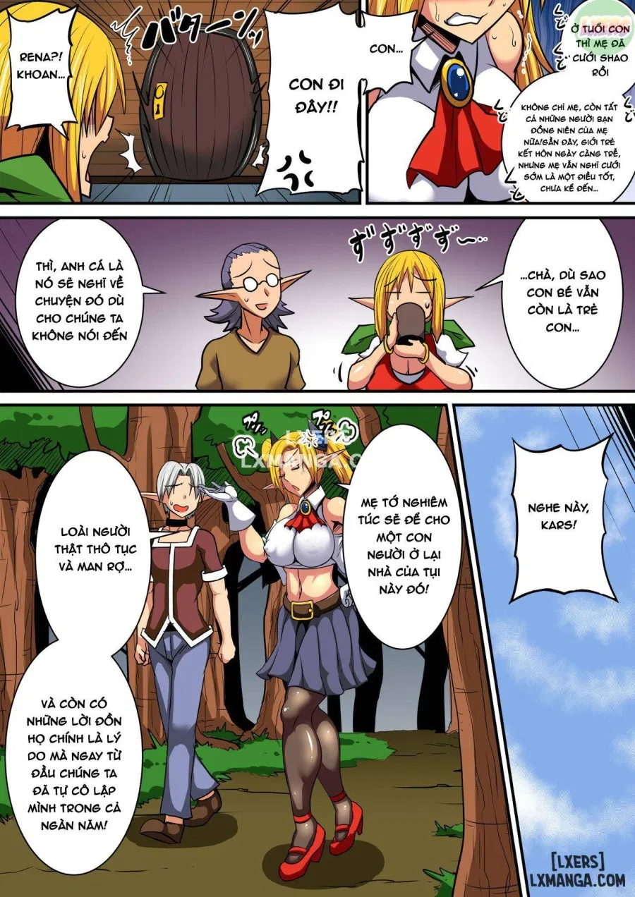 Elf Oyako to Pakopako Ibunka Kouryuu! ~Lena Hen 