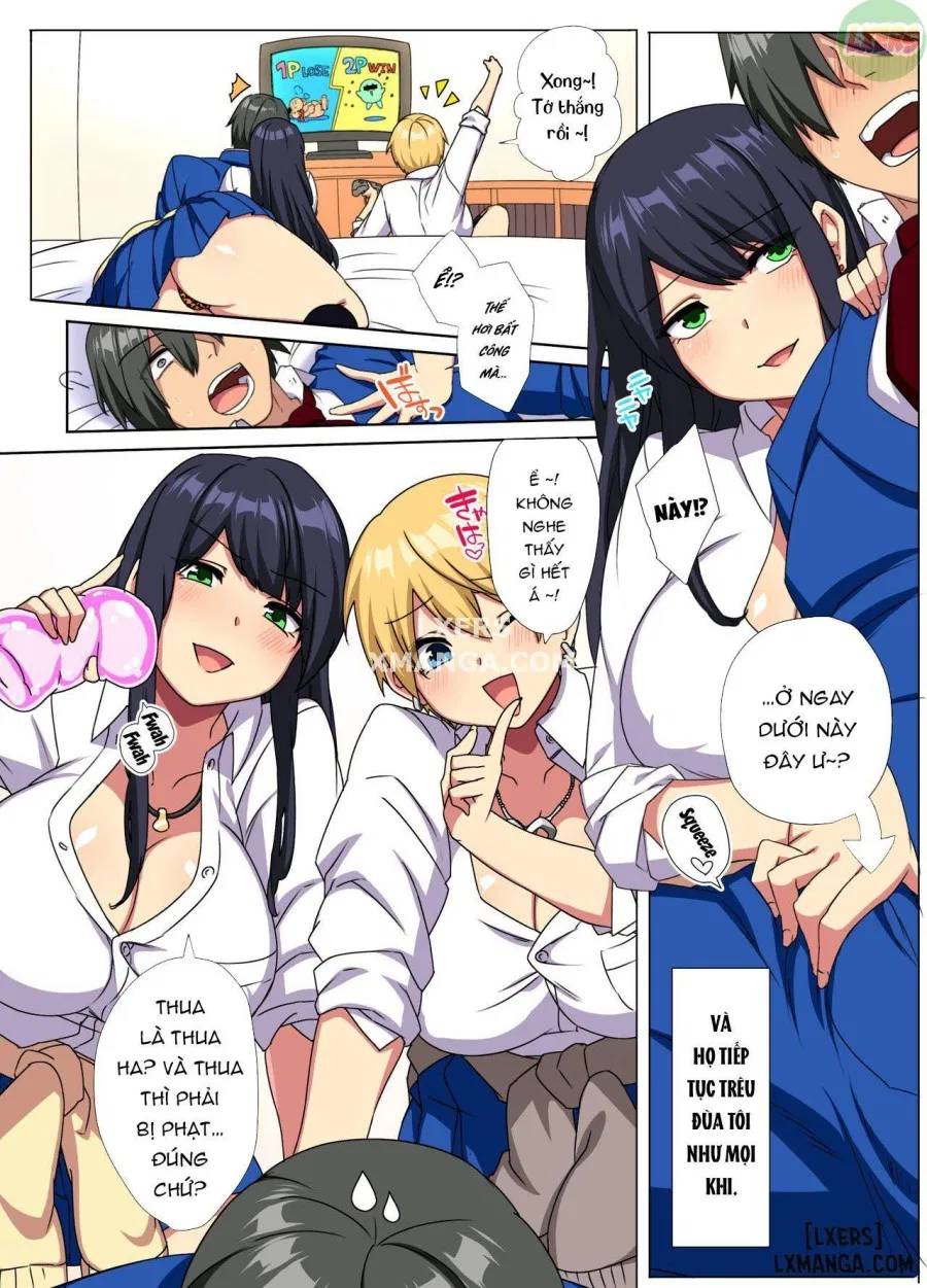 My Big Cock Is Getting Squeezed By Huge Breasted Bitch Gals!! 2 