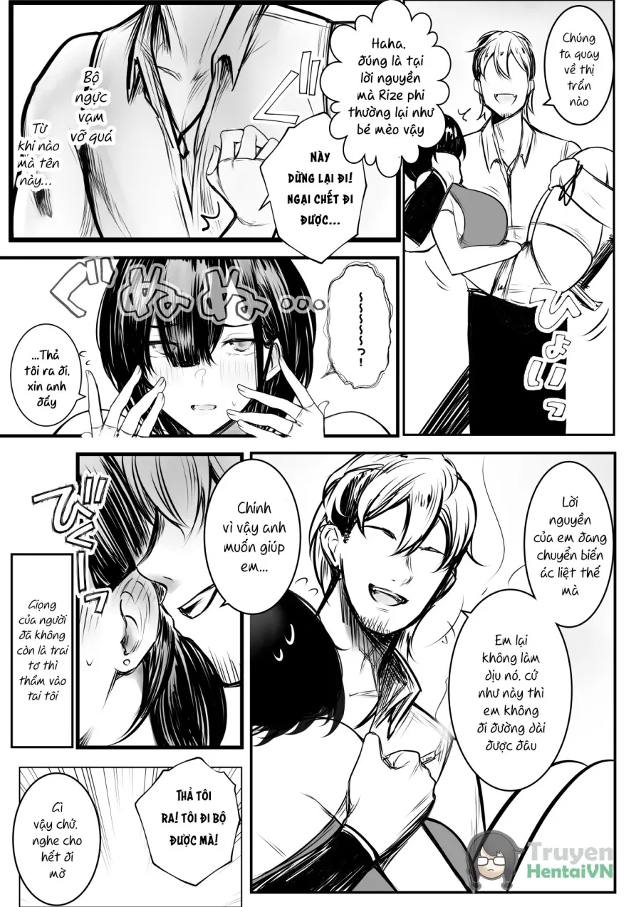 Onna Kishi Rize wa Koyoi mo Maotoko ni Dakareru 3 