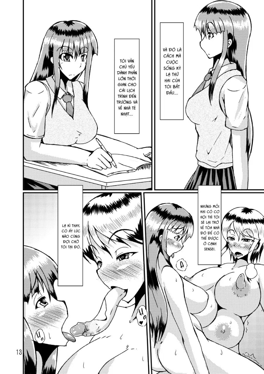 Tôi và Sensei. 