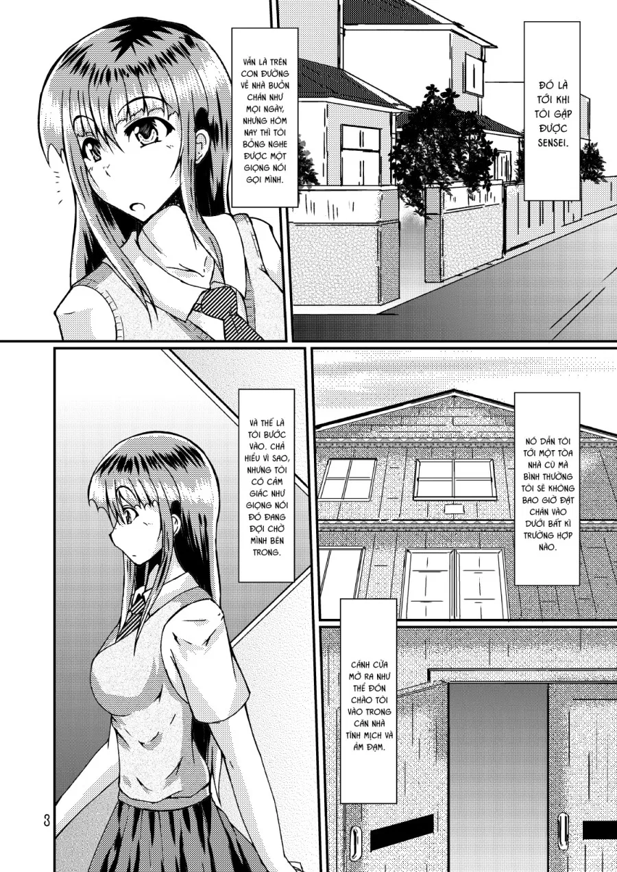 Tôi và Sensei. 