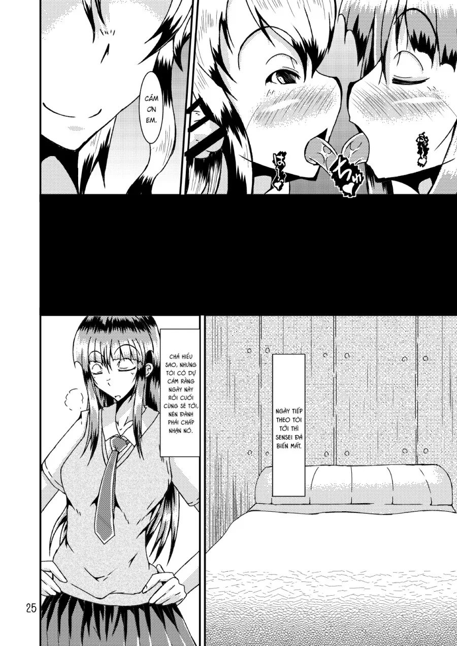 Tôi và Sensei. 