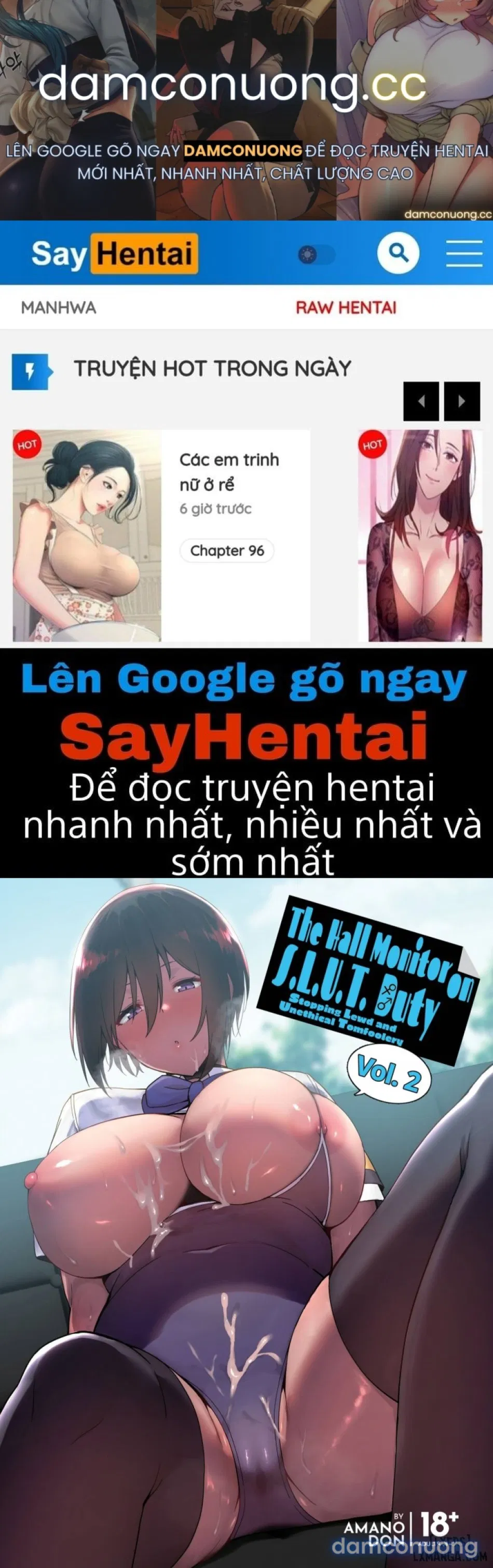 The Hall Monitor on S.L.U.T. Duty Vol. 2 (decensored) 