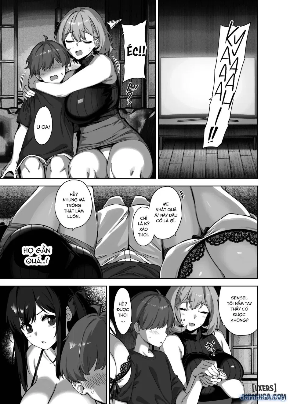 Natsu to Inaka to Yuuwaku shite kuru Dekkai Oshiego 2 