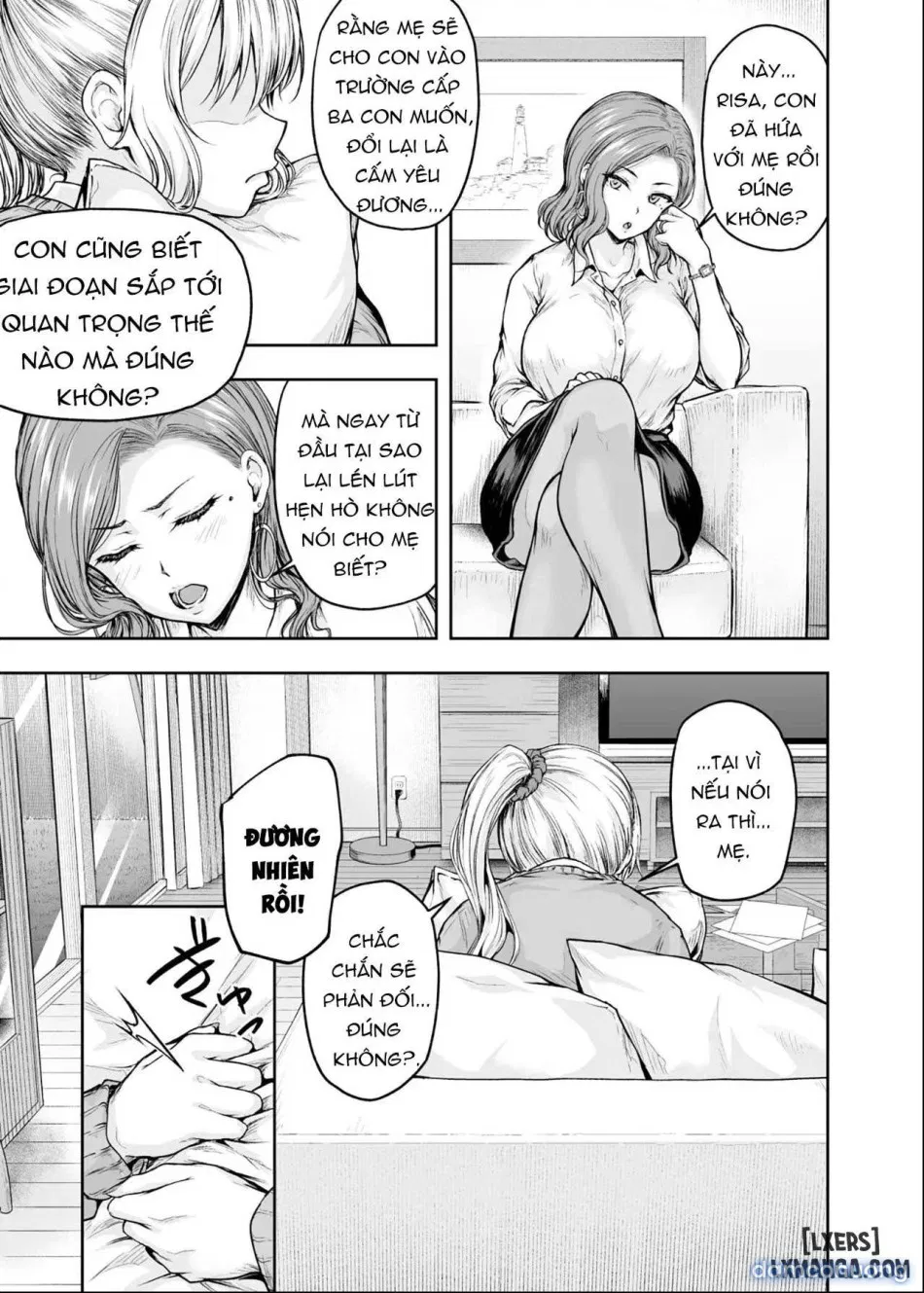 Mama ga Muchuu na Musume no Kareshi - Kono Chinpo wa Kyouikujou Yoroshikunai node Mam 