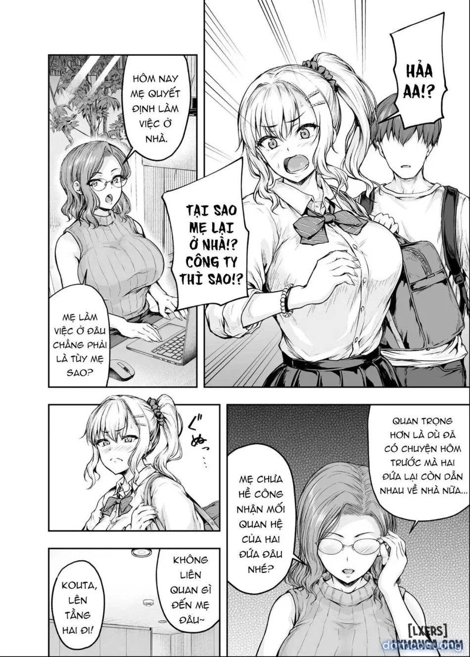 Mama ga Muchuu na Musume no Kareshi - Kono Chinpo wa Kyouikujou Yoroshikunai node Mam 