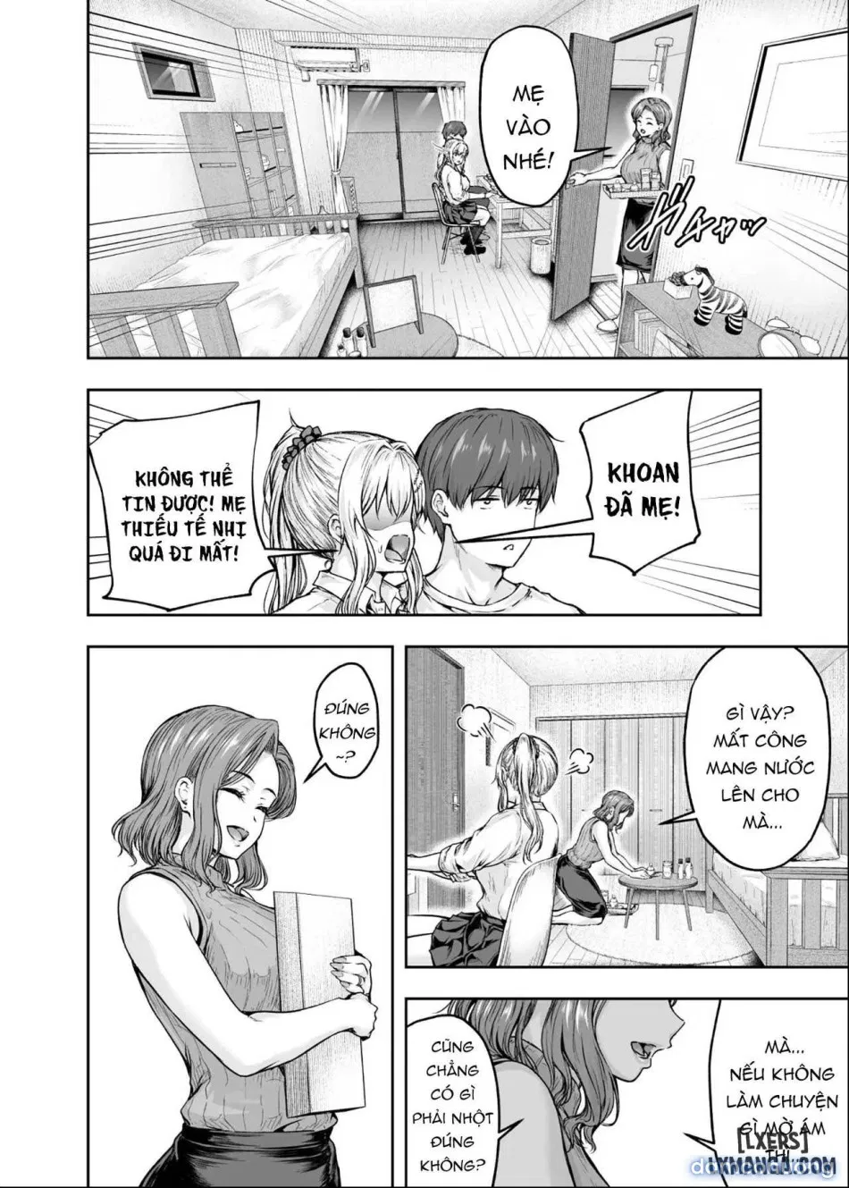 Mama ga Muchuu na Musume no Kareshi - Kono Chinpo wa Kyouikujou Yoroshikunai node Mam 