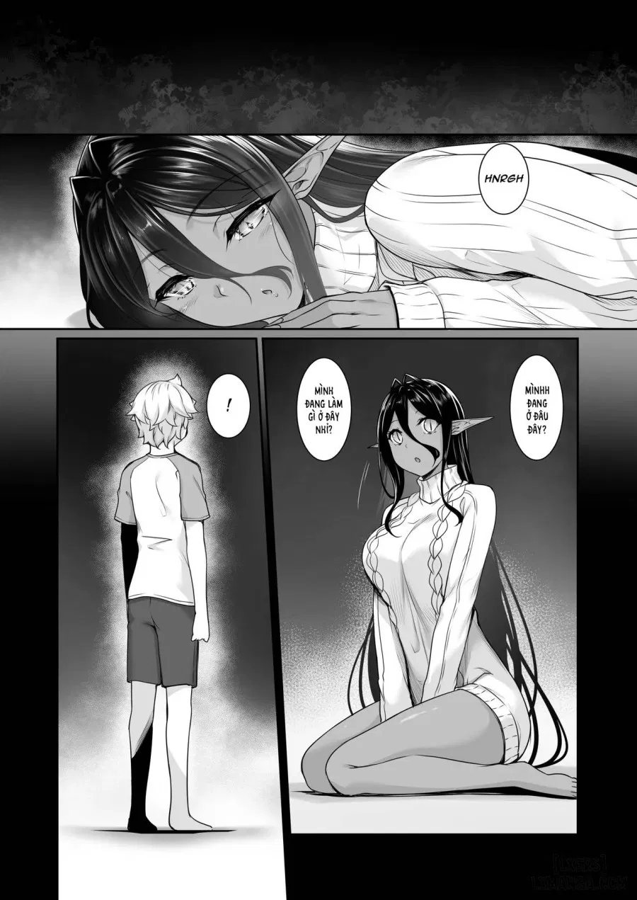 Chotto dake Ai ga Omoi Dark Elf ga Isekai kara Oikakete Kita 5 