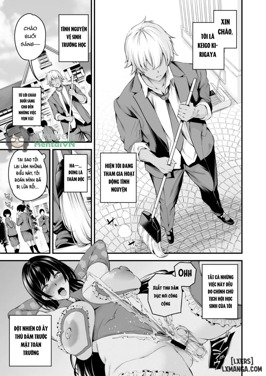 Shiramine Gakuen no Mesubuta Rijichou Zenpen 