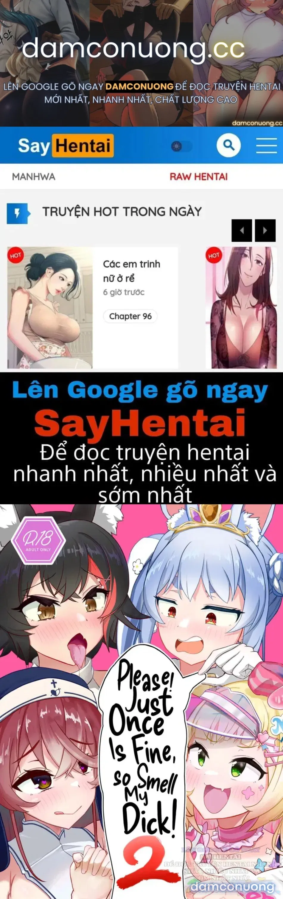 Làm ơn đi!! Hãy ngửi dương vật của anh, một lần thôi cũng được 2 