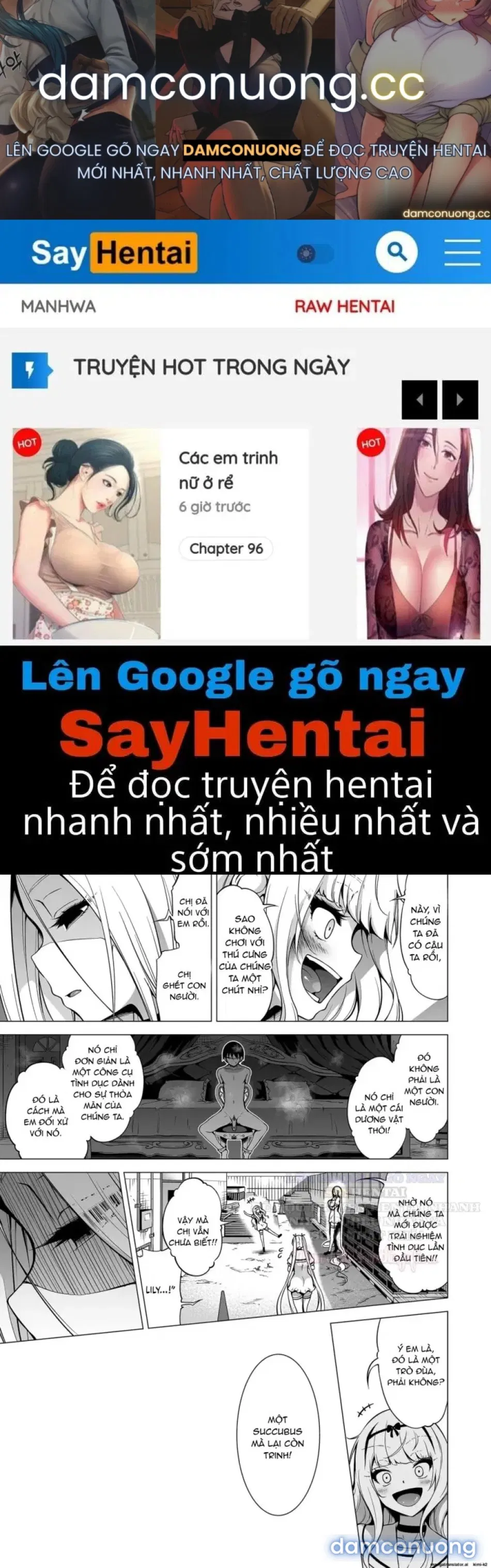 Trải nghiệm bị vắt khô cùng ba chị em succubus nóng bỏng 3 