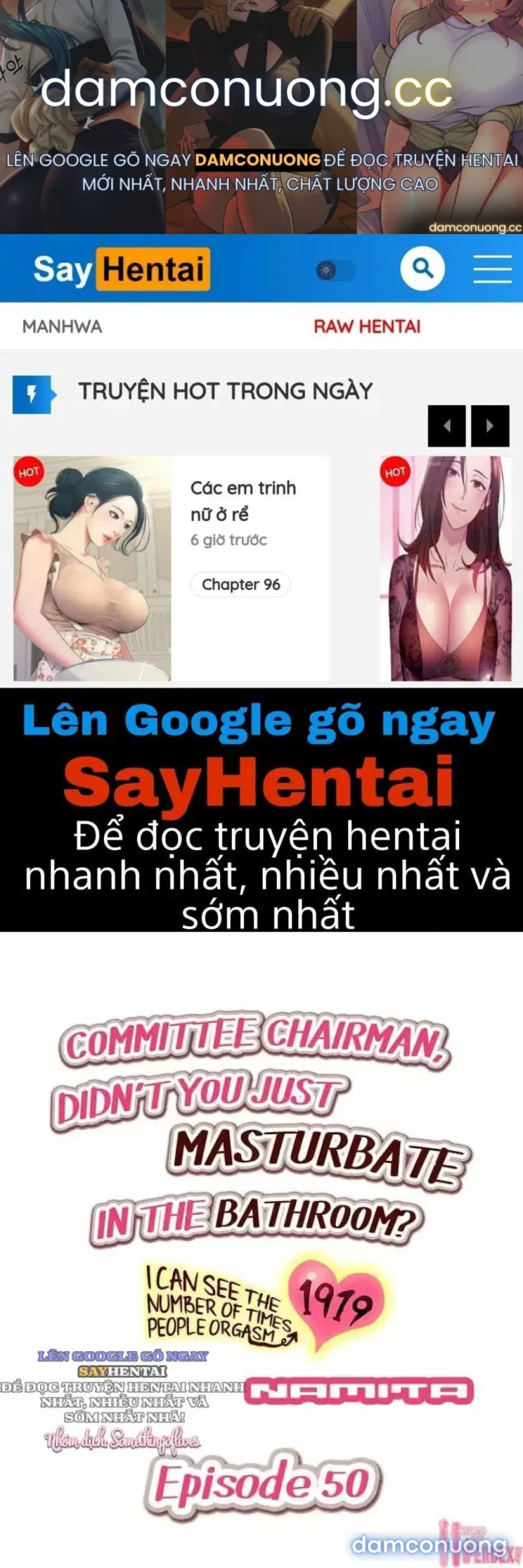 Hội Trưởng Ủy Ban: Vừa Rồi Cậu Tự Sướng Trong Nhà Tắm Phải Không? - Khả Năng Nhìn Thấy Số Lần Cực Khoái Của Người Khác 41 -> 50 